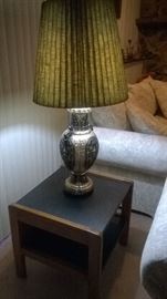 End table & Tall Lamp
