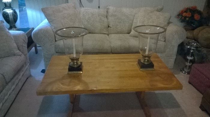 Stunning Candle Holders Marble & Brass with Gold Rim Top