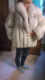 Silver Fox 3/4 Jacket flawless condition