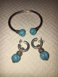 Turquoise and Silver
