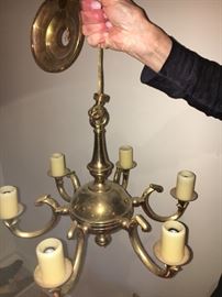 Patti Brothers Brass Chandelier