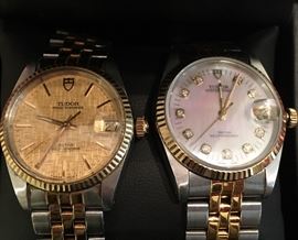 Tudor Prince Oysterdate and Tudor Oyster Prince Mens' watches.