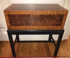 South Hampton flame mahogany locking box