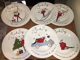 Santa Baby plates