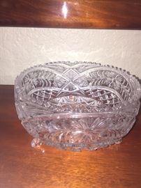 Crystal vintage bowls