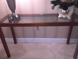 Contemporary foyer/sofa table
