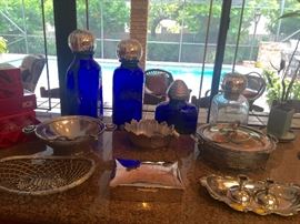 3 cobalt containers sold