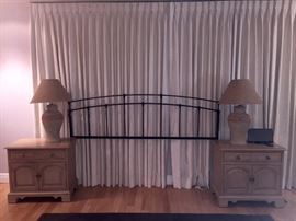 King iron headboard