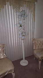 Fun Glass Floral floor lamp