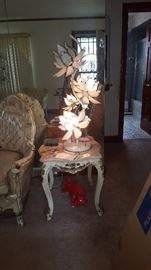 One of a pair of French provincial Tables