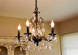 Tear Drop Chandelier (Bronze Finish)