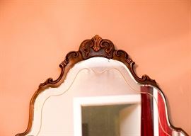 BUY IT NOW!  Lot #412, Gorgeous 4-Piece Vintage Art Deco Bedroom Set (Includes Full Size Bed, Vanity, Lowboy Dresser w Mirror & Highboy Dresser), $1,800