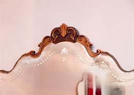 BUY IT NOW!  Lot #412, Gorgeous 4-Piece Vintage Art Deco Bedroom Set (Includes Full Size Bed, Vanity, Lowboy Dresser w Mirror & Highboy Dresser), $1,800