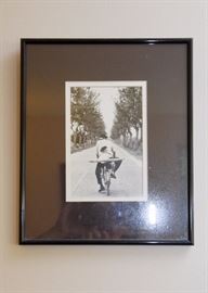 French Photograph, Framed