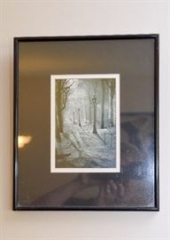 French Photograph, Framed