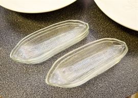 Corn on the Cob Glass Dishes