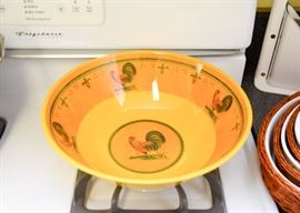 Rooster Serving Bowl