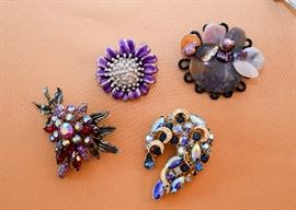 Costume Jewelry (Brooches)