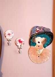 Fun Home Decor--Wall Hooks & Light Switch Plate