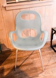 Contemporary Molded Plastic Bucket Chair