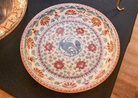 Vintage Chinese Serving Bowl (Dragon)