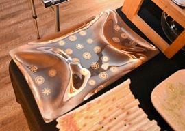 Vintage Glass Serving Tray