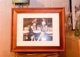 Framed Photo of Parisian Cafe