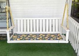 White Porch Swing