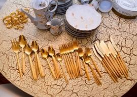 Gold-Tone Flatware
