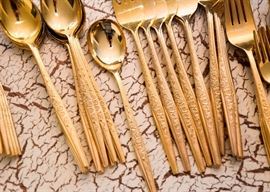 Gold-Tone Flatware