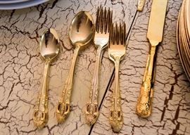 Gold-Tone Flatware