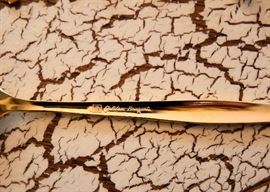 Gold-Tone Flatware (Golden Bouquet)