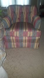 One of two Upholstered Chairs