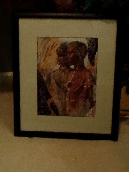 Lots of various styles of artwork..all framed