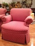 Drexel salmon chairs,two