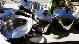 Paul Revereware Copper Clad  Pots and Emeril Pots