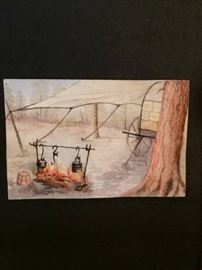 Collection of 5 Watercolors by Lillian Wilhelm Smith with Provenance