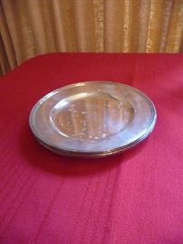SET OF STERLING PLATES