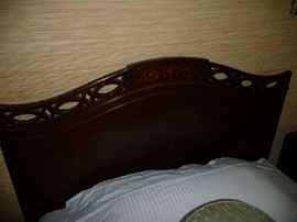 CLOSEUP OF HEADBOARD