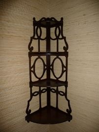 WOOD CORNER WALL SHELF