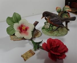 ASSORTED BIRDS AND FLOWERS