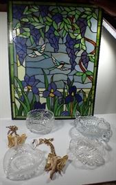 STAINED GLASS PANELS / CUT GLASS
