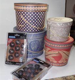 ASSORTED BOXES & KNOBS