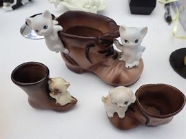 VINTAGE COLLECTABLES DOGS, CATS, MICE, ETC