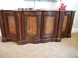 This buffet is in the master bedroom. OK, it works! Good for a dining room as well...