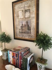 Many books with lots of COOKBOOKS 