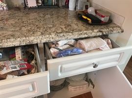 Drawers filled with anything you need