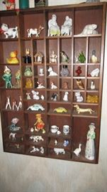 Wall Miniature Cabinet & Contents