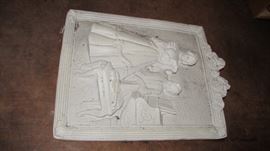 Unpainted Wall Decoration From 1950s