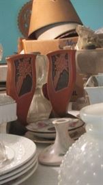 1950s Retro Art Pottery Vases